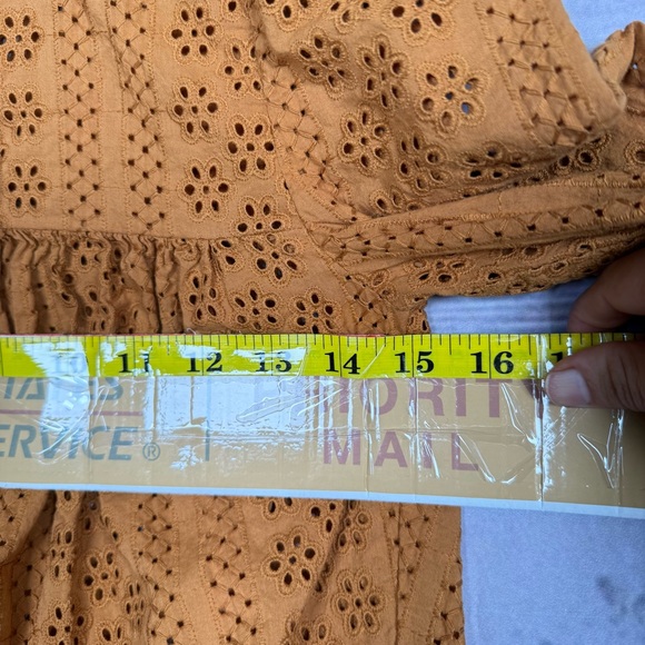 Madewell Women's Top Eyelete Double tie Size XXS - Picture 5 of 6